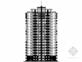 某十八层一梯六户住宅楼建筑扩初图（含效果图）