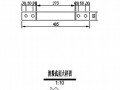 公路双悬臂标志一般构造图