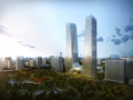 [河南]超高层绿地多功能地标性双塔办公楼建筑设计方案文本