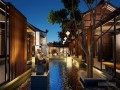 现代中式风格酒店外景3d模型下载