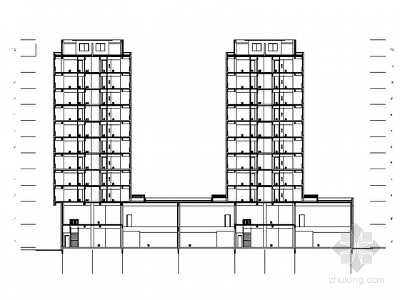 高层塔式住宅建筑施工图