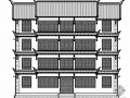 [禄丰县]某仿古派出所综合办公楼建筑办公楼建筑施工图