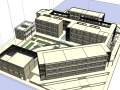 [武汉]某中学教学楼建筑设计SU精模型