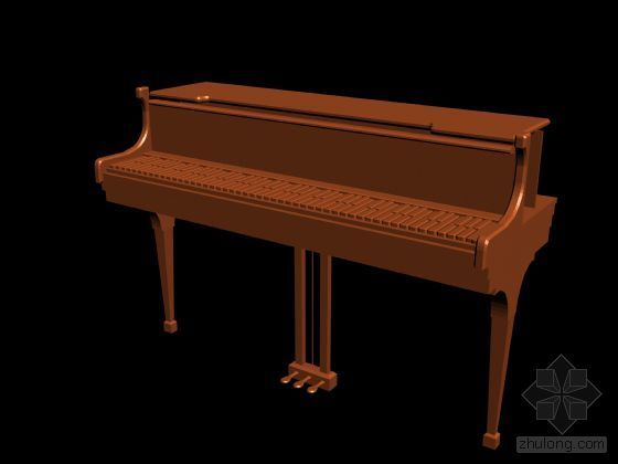 [分享]钢琴模型cad资料下载