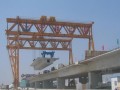 预应力混凝土箱梁场内运输、提升上桥施工工法（轮胎式龙门吊 50m/1430t)