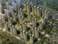 [北京]artdeco风格超高层住宅小区规划设计方案文本（两个地块）