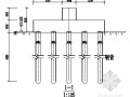 灌注桩式钢管桩群桩基础图