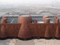新作！浇铸在大地之上的巨型圆椎古铜城堡——天津滨海城市博物馆