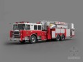 消防车3d模型下载