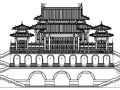 一整套古建戏台和钟楼古建施工图