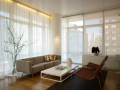 整洁二居室惬意生活室内设计实景图