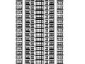 浦东某花园小区二期2号住宅楼建筑初步图