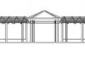 亭廊建筑钢结构施工图