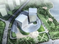 [北京]14层斜密柱钢结构知名传媒中心建筑设计方案文本（国内著名大学设计，含2套方案，多媒体）