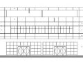 某小学区三层食堂建筑方案图