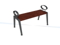 室外休息椅3D模型下载