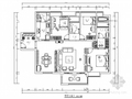 [广州]普通住宅区现代三居室装修施工图（含效果）