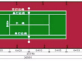 各种运动场地尺寸