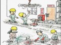 建筑工程施工现场违章作业分析（漫画）