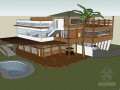奢侈豪华别墅建筑SketchUp模型