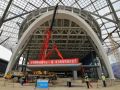全球最大会展中心钢结构工程全面封顶