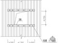 某压型钢板开孔300-750时的加强措施节点构造详图