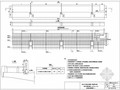 无碴轨道双线桥台防护墙钢筋布置图