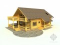 木屋别墅3d模型下载