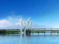 跨河大桥方案设计三维动画展示7分钟（9种方案）
