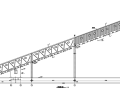 钢桁架及混凝土桁架输煤栈桥结构施工图（CAD、14张）