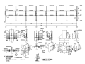 3层钢框架结构商业楼结构施工图（CAD、15张）