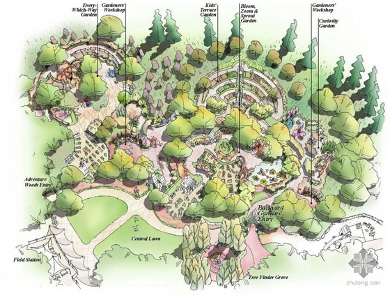 美国儿童公园全套景观设计文本