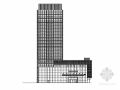 [重庆]现代风格高层玻璃幕墙知名酒店建筑施工图（含效果图）