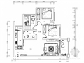 [广东]精品简欧风格三居室室内装修施工图（含效果）