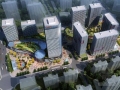 [南京]超高层玻璃幕墙复合型城市综合体建筑设计方案文本（多个地块）