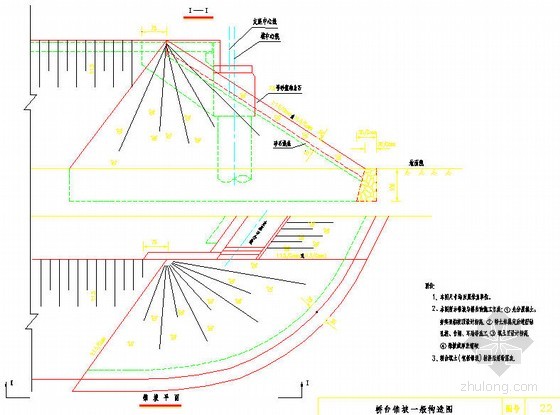 [施工图]成套下部桥台设计图