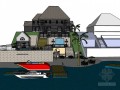 海边别墅SketchUp模型下载