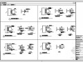 民用钢框架梁柱铰接形式节点构造详图