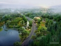 [山东]“飘带”滨河湿地公园景观规划设计方案（北京著名景观公司）