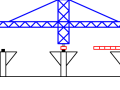 节段施工桥梁的施工过程示例
