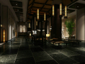 古典黑中式会客厅3D模型