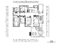 新中式风格新东方朴素四居室住宅设计施工图（附效果图+模型）