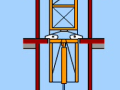 爬升式塔式起重机的爬升过程动画演示