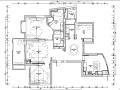 黑白空间住宅设计施工图（附效果图）