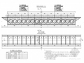 15孔D1.5米钢筋混凝土圆管漫水桥设计图