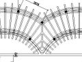 钢架圆弧形花架施工详图