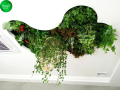 餐厅用仿真植物墙装饰已成为一种流行趋势