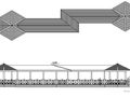 四角亭六角亭八角亭四角双亭连廊亭施工大样图