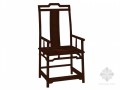 木制中式椅3D模型下载