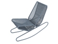 休闲金属躺椅3D模型下载
